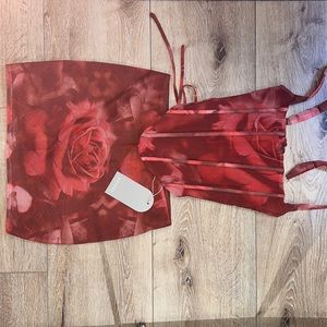 Meshki skirt and corset top set